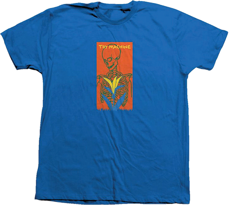 TOY MACHINE POT KILLS SS TSHIRT MEDIUM-ROYAL