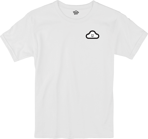 THANK YOU CLOUDY SS TSHIRT SMALL WHITE