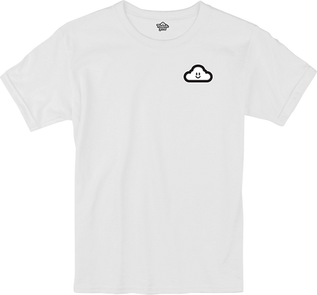 THANK YOU CLOUDY SS TSHIRT SMALL WHITE