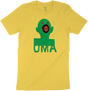 UMA MOUTHFACE SS SMALL YELLOW