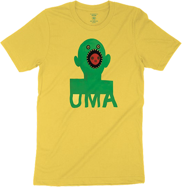 UMA MOUTHFACE SS LARGE  YELLOW