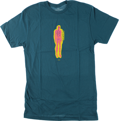 UMAVERSE PARTICAL MAN SS TSHIRT MEDIUM OCEAN BLUE