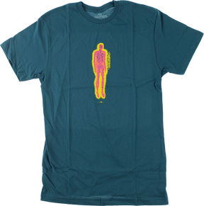 UMAVERSE PARTICAL MAN SS TSHIRT LARGE OCEAN BLUE