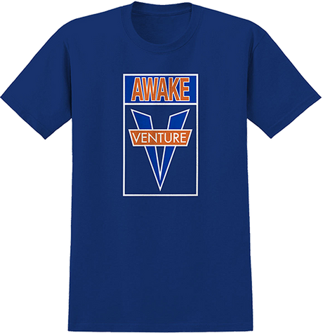 VENTURE AWAKE SS TSHIRT SMALL ROYAL/WHT/ORG/BLU