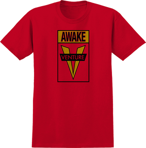 VENTURE AWAKE SS SMALL RED/GOLD