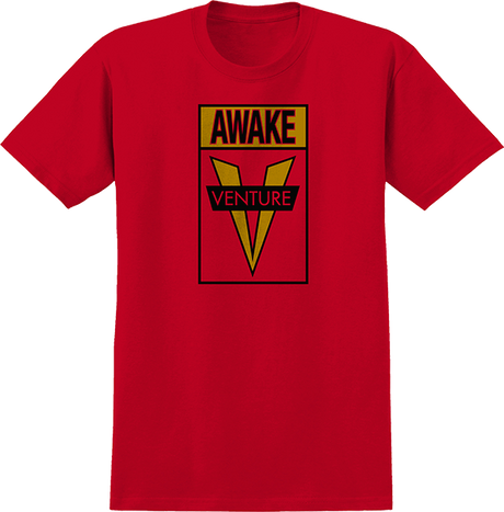 VENTURE AWAKE SS SMALL RED/GOLD