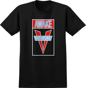 VENTURE AWAKE SS TSHIRT MEDIUM BLK/RED/BLU/WT