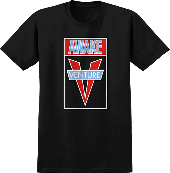 VENTURE AWAKE SS TSHIRT MEDIUM BLK/RED/BLU/WT