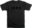 ZERO ARMY LOGO SS TSHIRT SMALL BLK BLK
