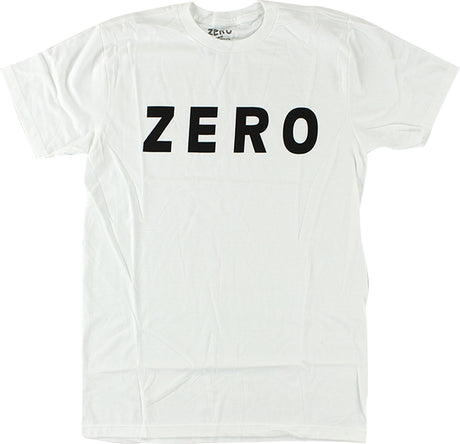 ZERO ARMY LOGO SS TSHIRT SMALL WHT/BLK