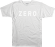 ZERO ARMY LOGO SS TSHIRT SMALL WHT WHT