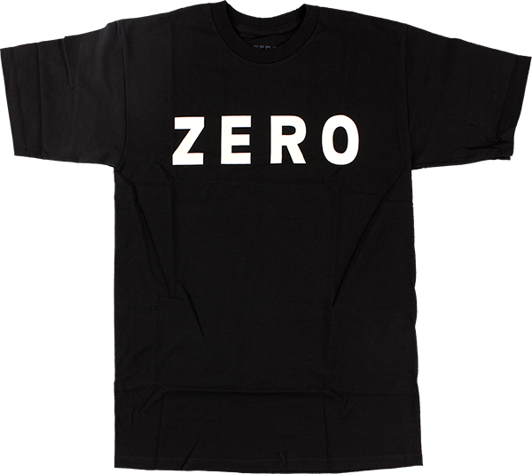ZERO ARMY LOGO SS LARGE  BLK WHT