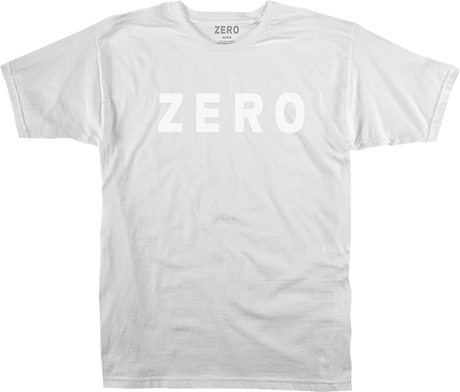 ZERO ARMY LOGO SS TSHIRT XLARGE WHT WHT