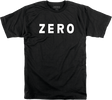 ZERO ARMY LOGO SS TSHIRT XXLARGE BLK WHT