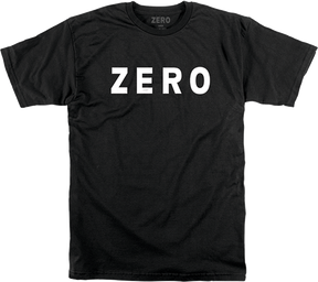 ZERO ARMY LOGO SS TSHIRT XXLARGE BLK WHT