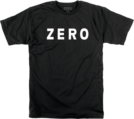 ZERO ARMY LOGO SS TSHIRT XXLARGE BLK WHT