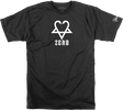ZERO BAM SNAKE-A-GRAM HEART SHORT SLEEVE TSHIRT MEDIUM BLACK/WHT
