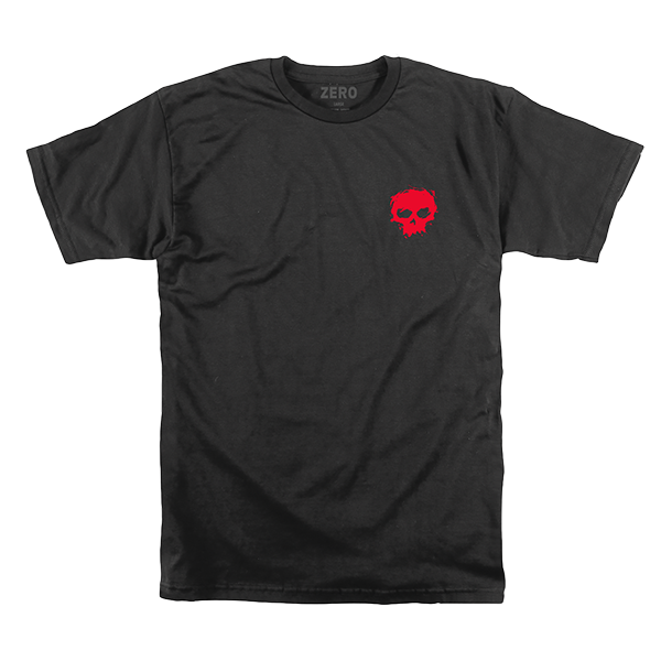 ZERO OR DIE SS TSHIRT XXLARGE BLACK/RED