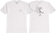 ZERO TIGER LOTUS SS TSHIRT SMALL WHITE