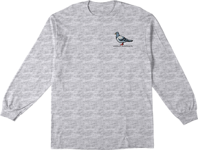 ANTI HERO LIL PIGEON LONGSLEEVE TSHIRT SMALL ASH GRY