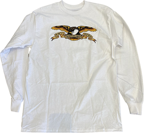 ANTI HERO EAGLE LONGSLEEVE SMALL WHT