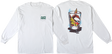 ANTI HERO FISH BOWL POCKET LS SMALL WHITE