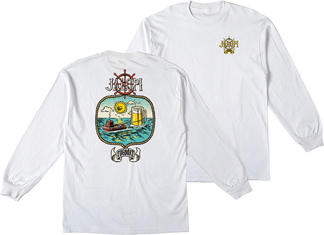 ANTI HERO JALOPI TUGBOAT LONGSLEEVE TSHIRT LARGE WHITE