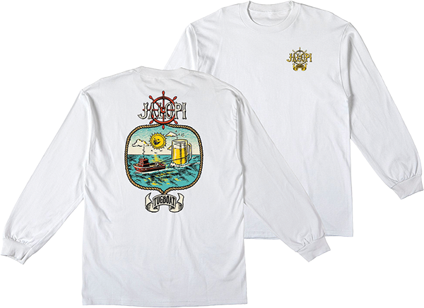 ANTI HERO JALOPI TUGBOAT LONGSLEEVE TSHIRT XLARGE WHITE