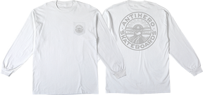 ANTI HERO STAY READY DBL POCKET LS SMALL WHITE