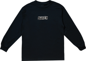 BAKER BRAND LOGO LS SMALL-NAVY