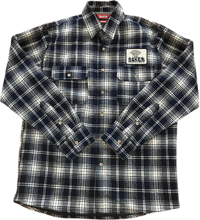BAKER JOLLY MAN FLANNEL LS SMALL NAVY