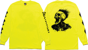 DEATHWISH CREEPING LONGSLEEVE XLARGE-NEON GREEN