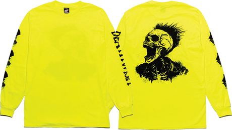 DEATHWISH CREEPING LONGSLEEVE XLARGE-NEON GREEN