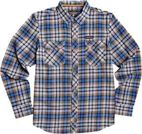 ELEMENT HUMAN RIGHTS LONGSLEEVE BUTTON UP SMALL BLUE