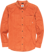 ELEMENT LUMBER CORD LONGSLEEVE BUTTON UP SMALL GINGER BREAD