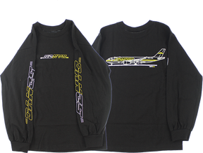 5BORO CARGO PLANE LS MEDIUM-BLACK