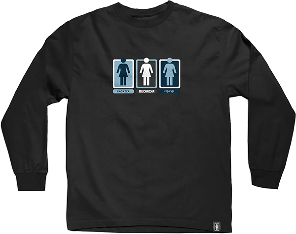 GIRL TRIPLE OG L/S SMALL BLACK