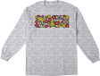 KROOKED SWEATPANTS LONGSLEEVE TSHIRT MEDIUM ASH GREY