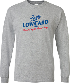 LOWCARD NATTY LOGO LONGSLEEVE SMALL HEATHER GREY