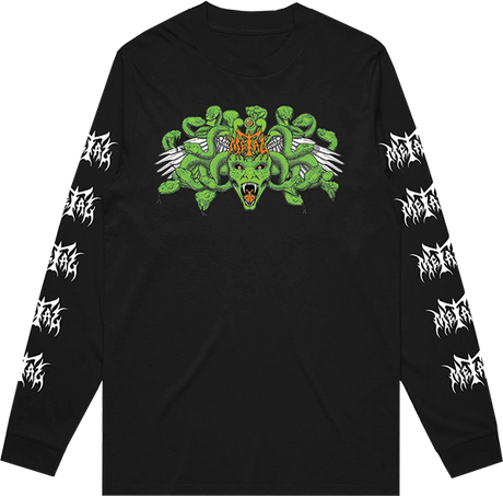 METAL MEDUSA LONGSLEEVE TSHIRT MEDIUM BLACK