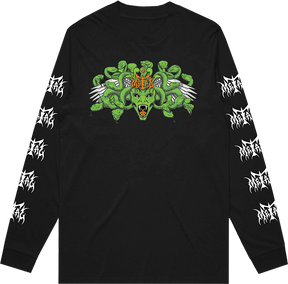 METAL MEDUSA LONGSLEEVE TSHIRT LARGE BLACK