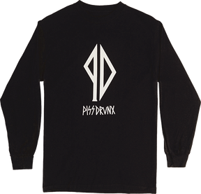 PISS DRUNX MAKE IT A DOUBLE LONGSLEEVE SMALL BLK WHT