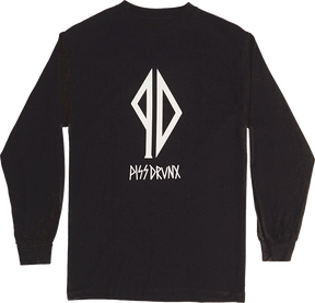 PISS DRUNX MAKE IT A DOUBLE LONGSLEEVE MEDIUM BLK WHT