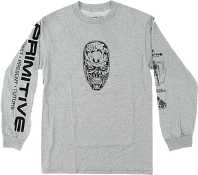 PRIMITIVE SKYNET LS SMALL HTH GRY
