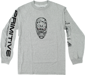 PRIMITIVE SKYNET LS MEDIUM HTH GRY