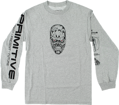 PRIMITIVE SKYNET LS MEDIUM HTH GRY