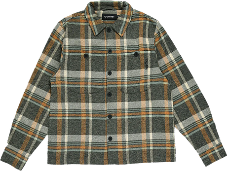 QUASI NAOMI LONGSLEEVE BUTTON-UP XLARGE-HARVEST PLAID