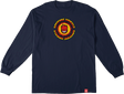 SPITFIRE OG FIREBALL LONGSLEEVE TSHIRT SMALL NAVY/RED