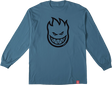 SPITFIRE BIGHEAD LONGSLEEVE MEDIUM INDIGO BLUE/BLK