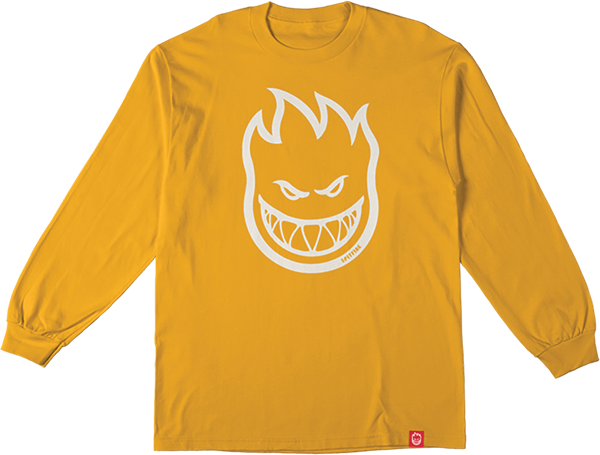 SPITFIRE BIGHEAD LS MEDIUM GOLD/WHT